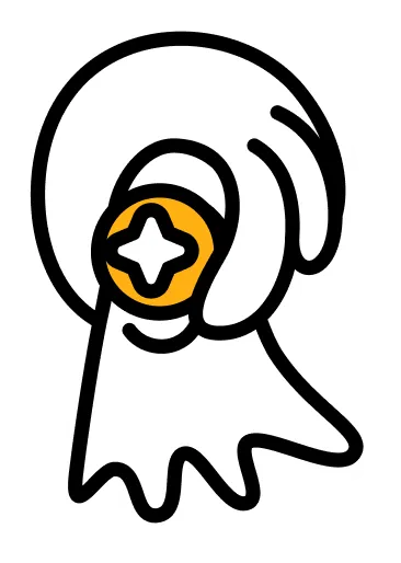 Ghost sticker